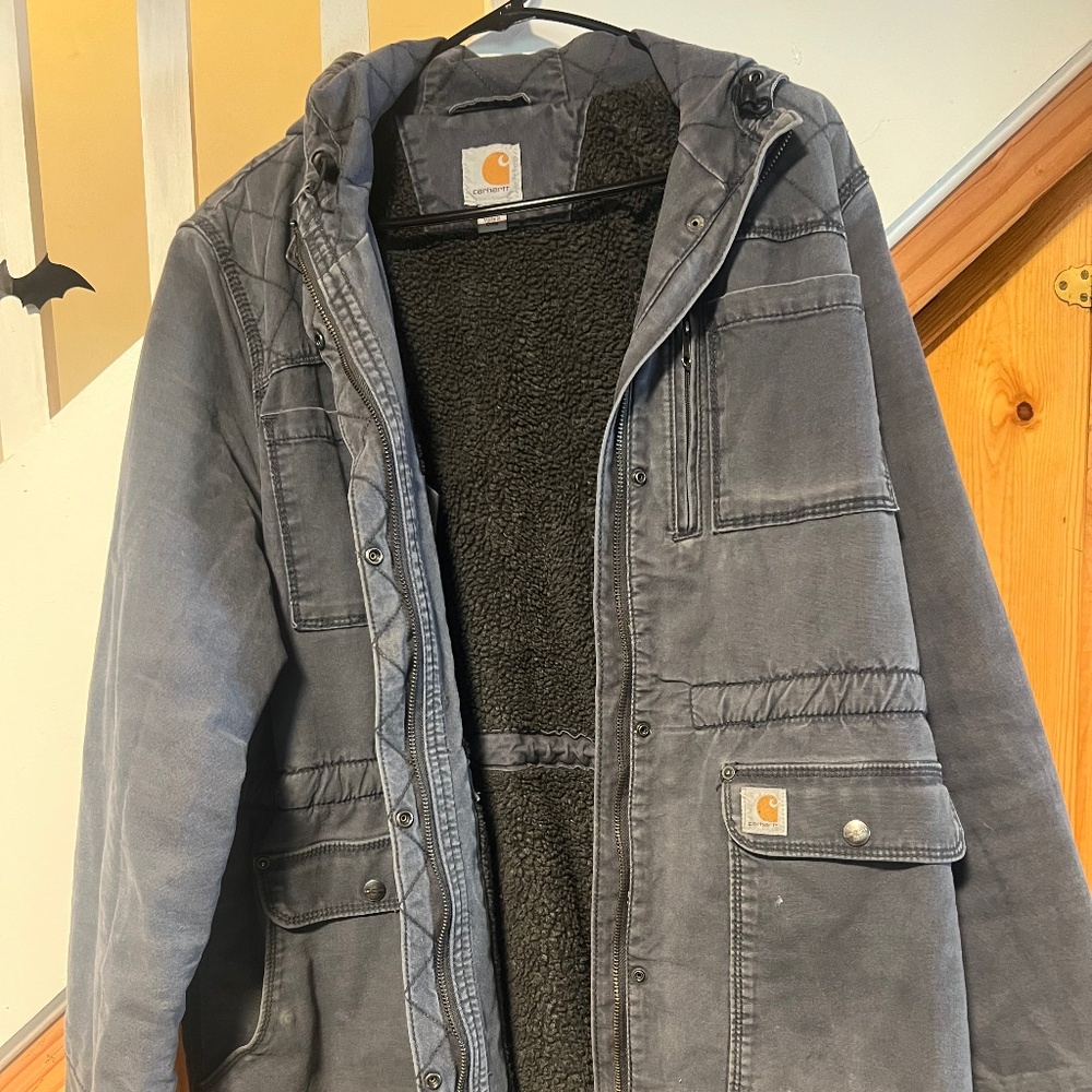 Women's vintage Carhartt quilted parka jacket L